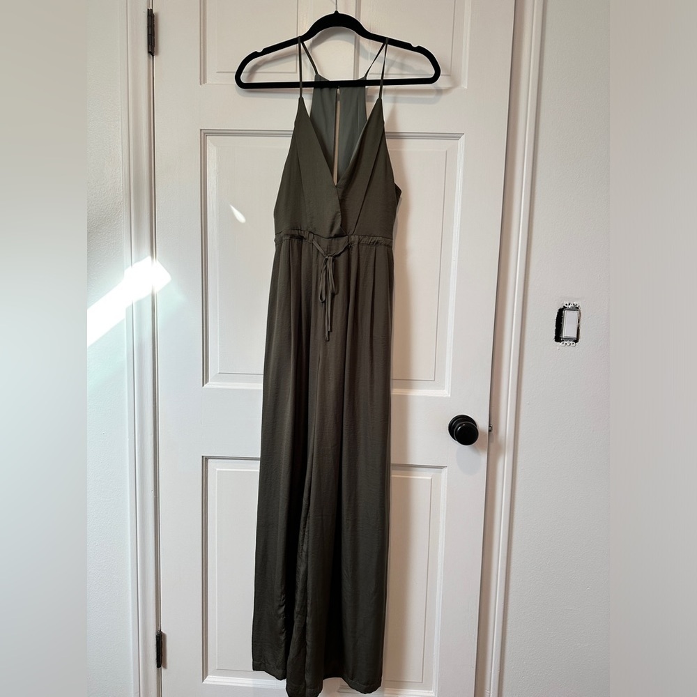 green pant jumpsuits